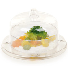 PP/PS Plastic Bowl Mini Rounded Bowl 2.3 Oz with Lid